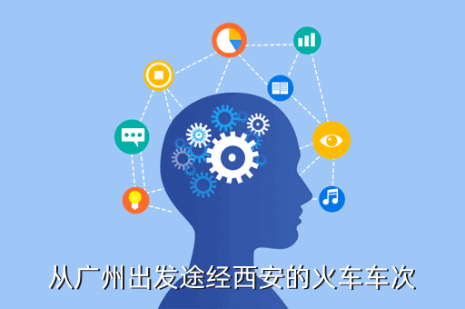 從廣州出發途經西安的火車車次