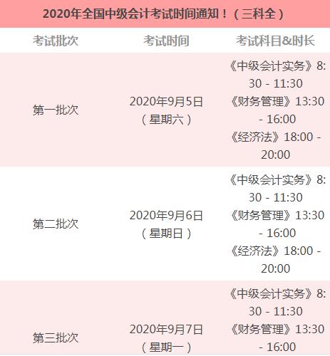 會計中級考試時間_2015會計初級考試報名時間_中級審計師考試報名時間