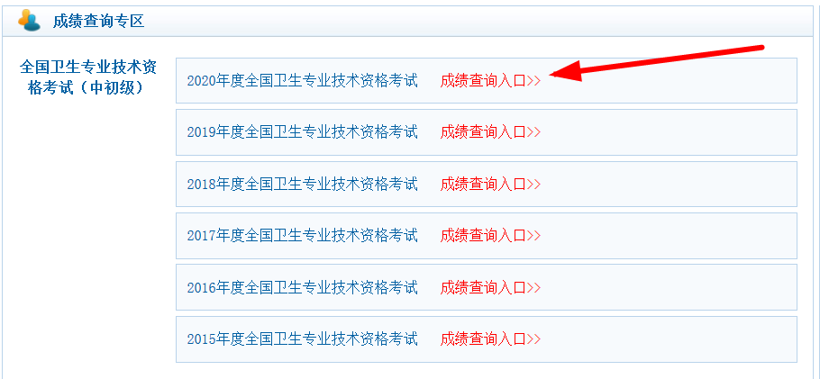 中國人才衛生官網_人才衛生網查成績打印_中國衛生人才網查成績