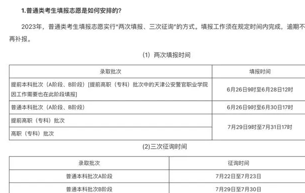 志愿填報征集志愿時間_征集志愿填報時間是什么時候_志愿征集填報時間什么意思