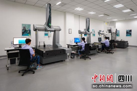 成都航空職業技術學院—海克斯康幾何量計量技術協同創新中心檢測間 。成都航空職業技術學院供圖